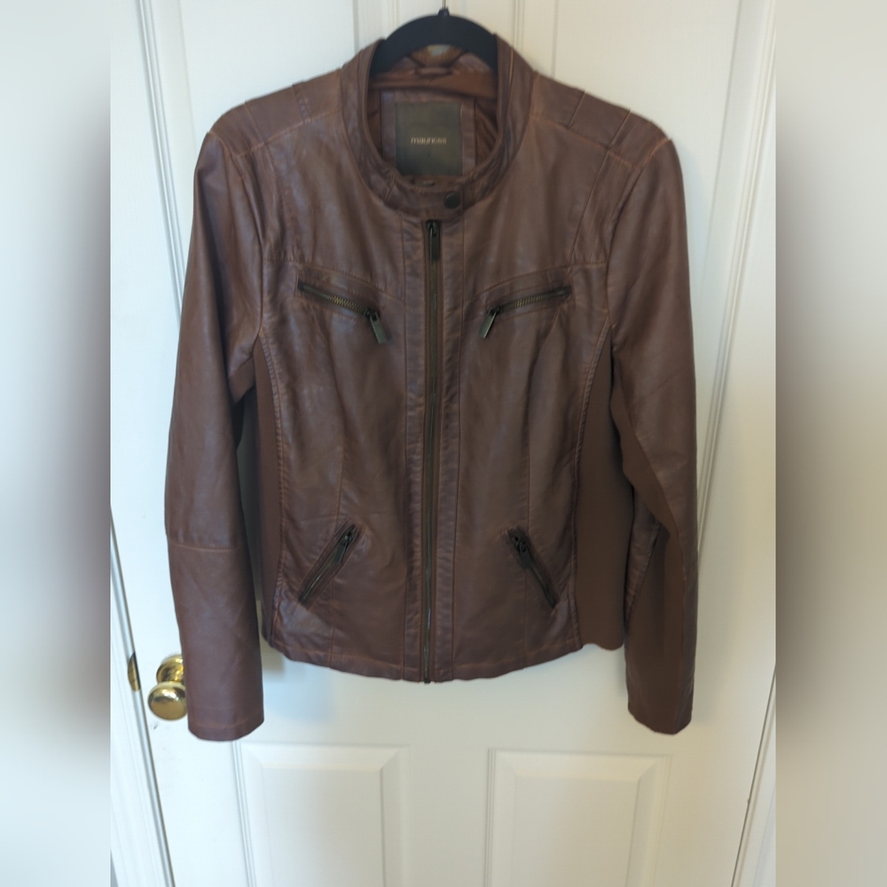 Maurices Brown Leather Jacket